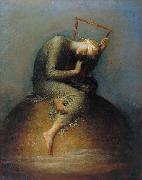 george frederic watts,o.m.,r.a. Hope oil painting